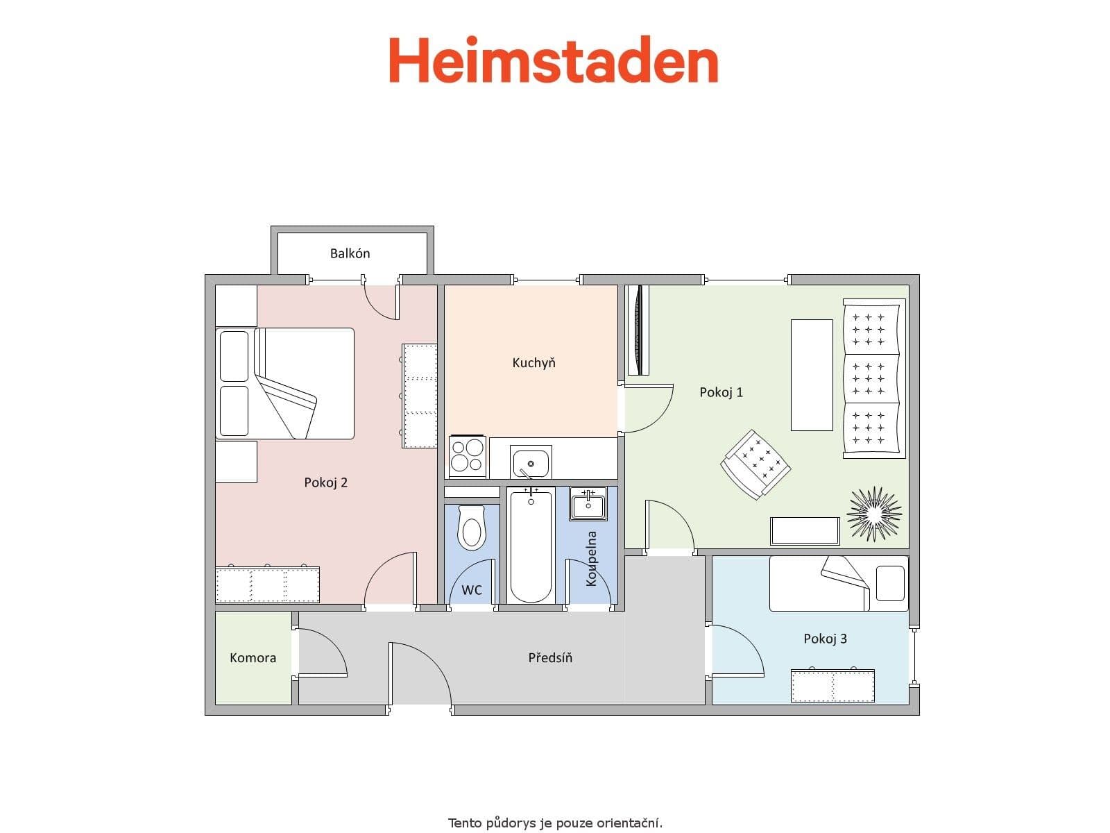 Prenájom bytu 3-izbový 71 m², Československé armády, Frýdek-Místek, Moravskoslezský kraj Prenájom bytu 3-izbový 71 m², Československé armády, Frýdek-Místek, Moravskoslezský kraj