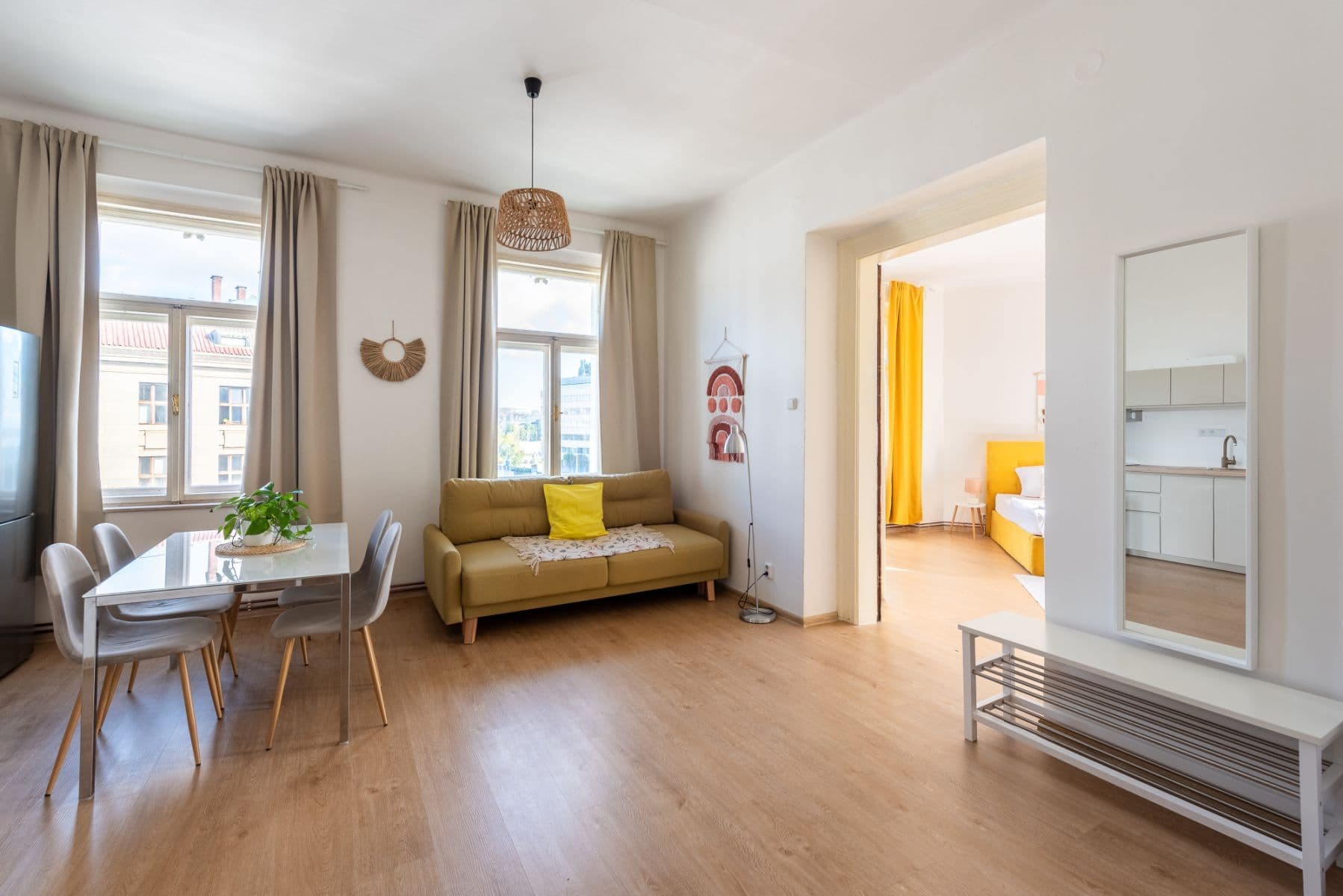 Prenájom bytu 57 m², Těšnov, Praha, Praha Prenájom bytu 57 m², Těšnov, Praha, Praha