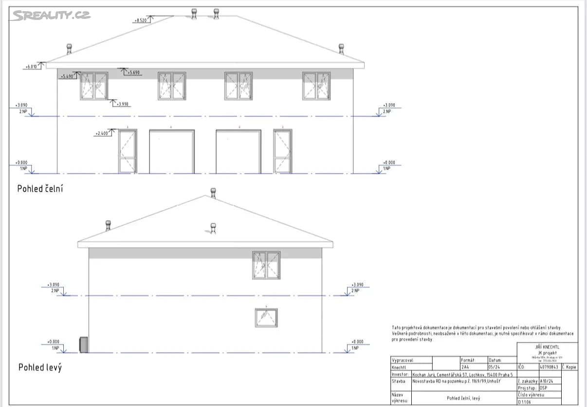 Predaj bytu 5-izbový 157 m², Unhošť, Středočeský kraj Predaj bytu 5-izbový 157 m², Unhošť, Středočeský kraj