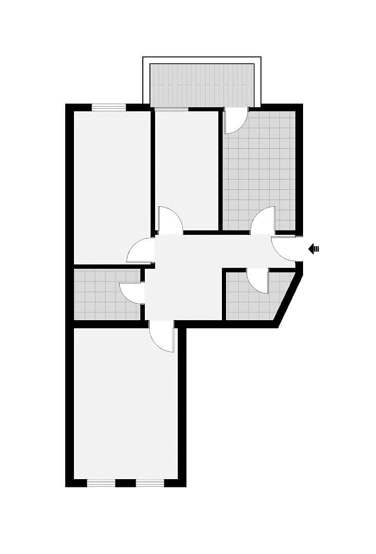 Prenájom bytu 10 m², Chemnitz, Sasko Prenájom bytu 10 m², Chemnitz, Sasko