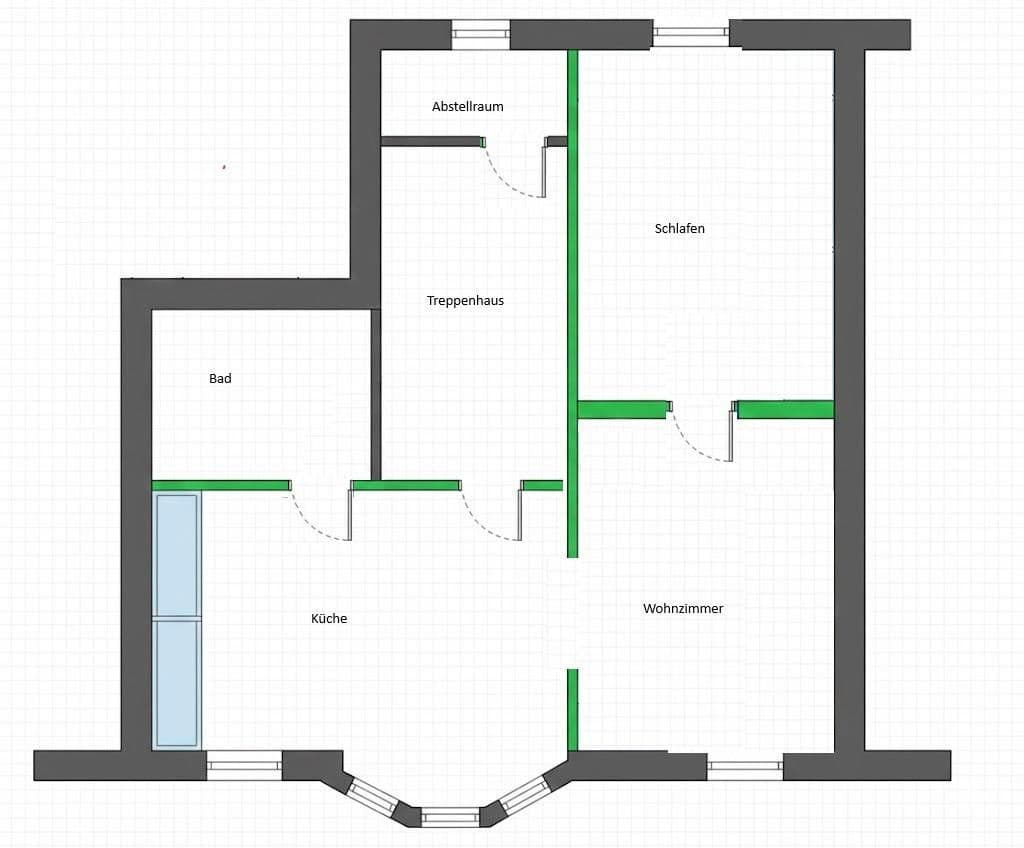 Prenájom bytu 2-izbový 55 m², Cecilienstraße 48, Mönchengladbach, Severné Porýnie - Westfálsko Prenájom bytu 2-izbový 55 m², Cecilienstraße 48, Mönchengladbach, Severné Porýnie - Westfálsko