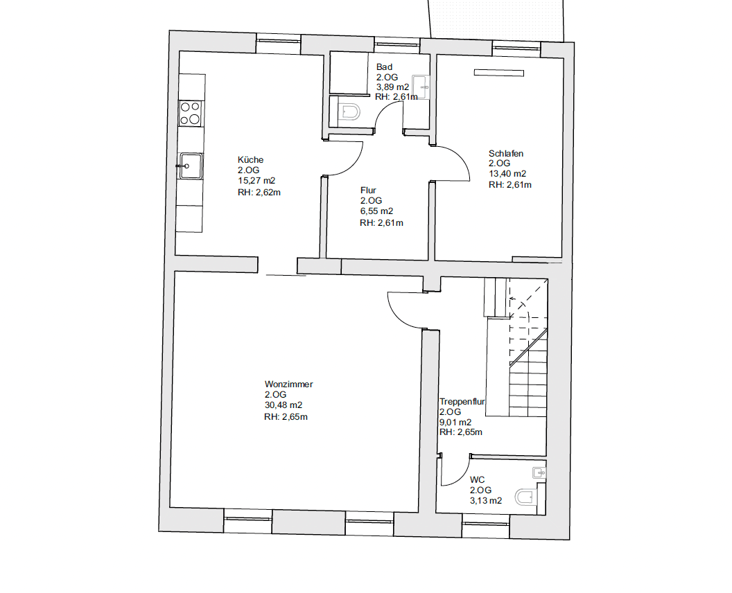 Prenájom bytu 2-izbový 70 m², Nirmerstraße 61, Aachen, Severné Porýnie - Westfálsko Prenájom bytu 2-izbový 70 m², Nirmerstraße 61, Aachen, Severné Porýnie - Westfálsko