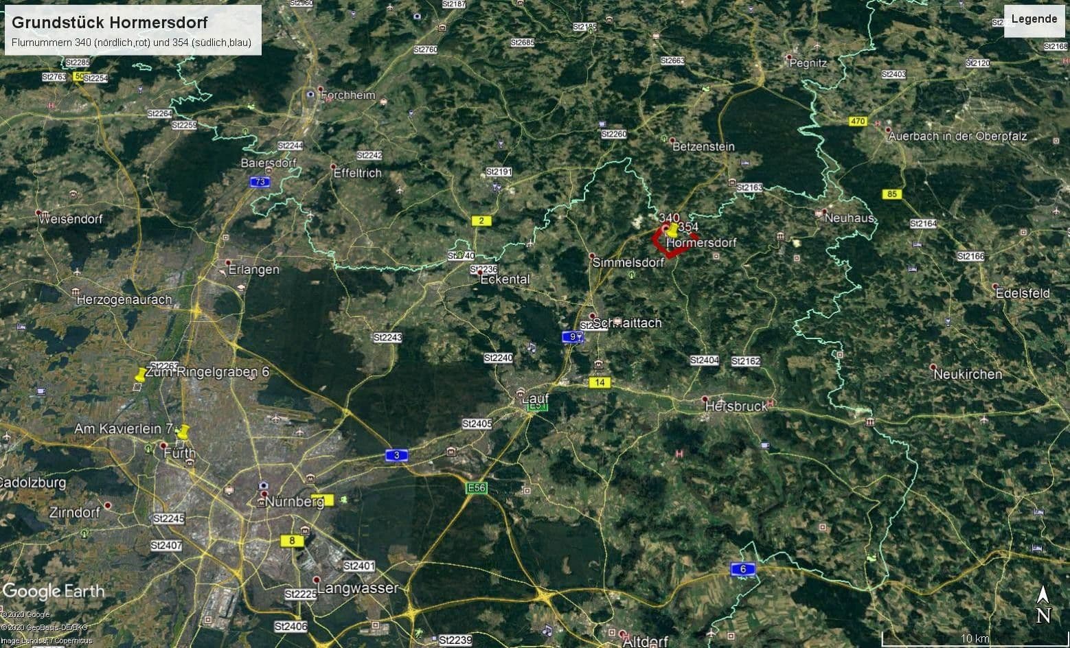 Predaj pozemku 15.400 m², Schnaittach, Bavorsko Predaj pozemku 15.400 m², Schnaittach, Bavorsko