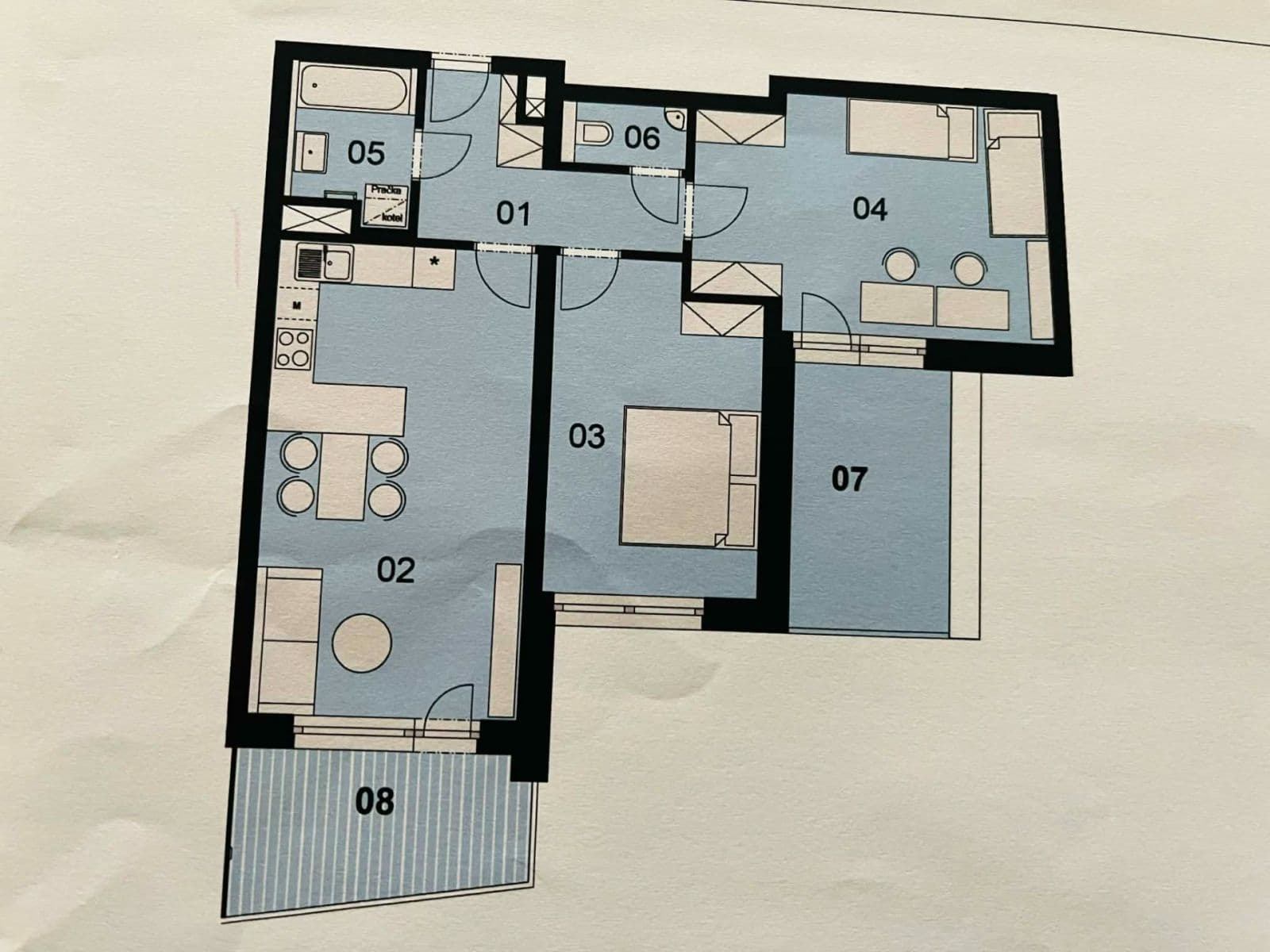 Predaj bytu 3-izbový 69 m², Višňová, Moravany, Jihomoravský kraj Predaj bytu 3-izbový 69 m², Višňová, Moravany, Jihomoravský kraj