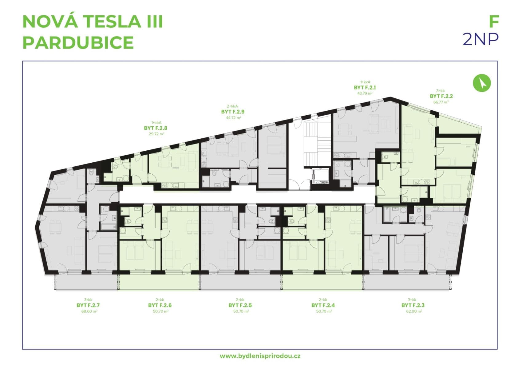 Predaj bytu 2-izbový 54 m², Nová Tesla, Pardubice, Pardubický kraj Predaj bytu 2-izbový 54 m², Nová Tesla, Pardubice, Pardubický kraj