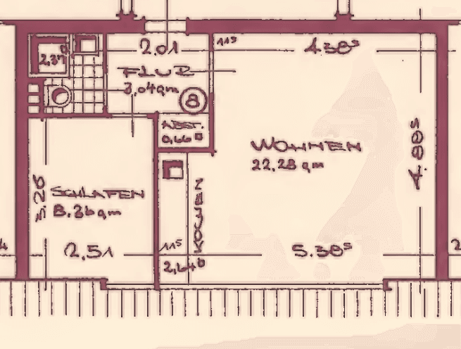 Predaj bytu 2-izbový 40 m², Grabenstraße 8, Bremen, Brémy Predaj bytu 2-izbový 40 m², Grabenstraße 8, Bremen, Brémy