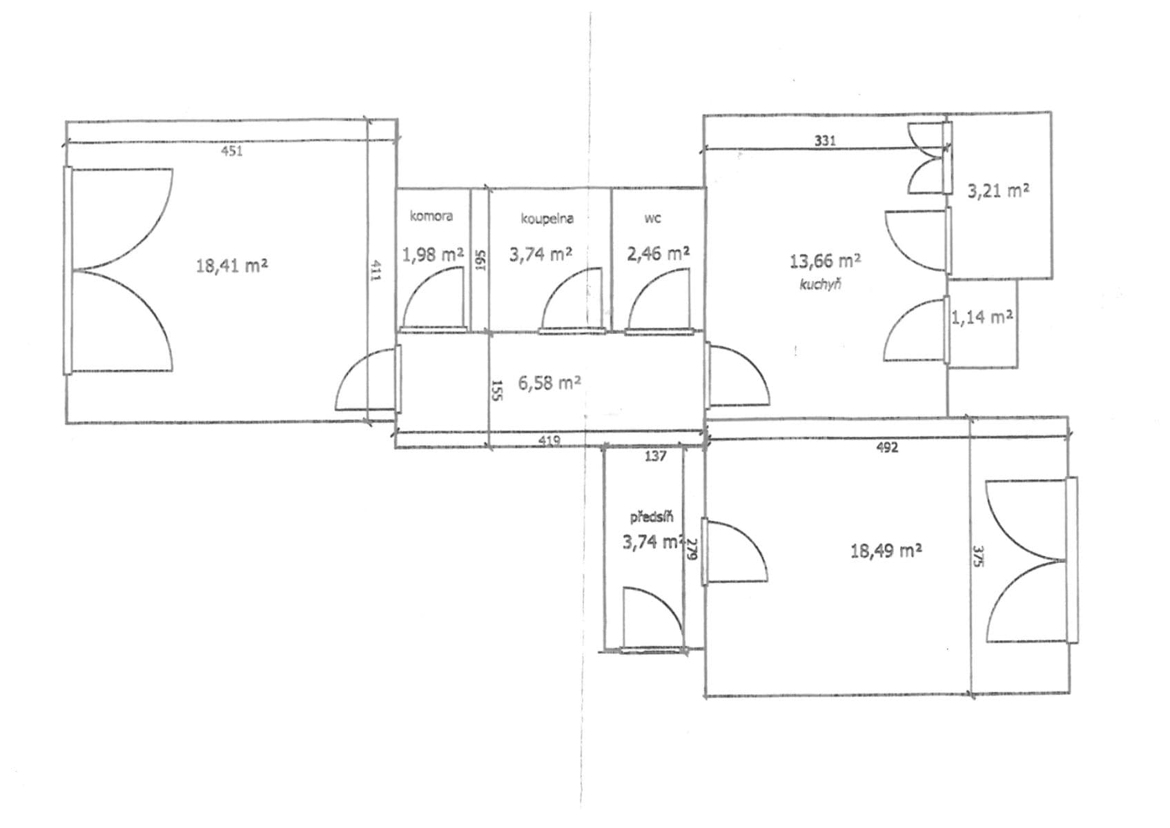 Prenájom bytu 2-izbový 70 m², Musílkova, Praha, Praha Prenájom bytu 2-izbový 70 m², Musílkova, Praha, Praha