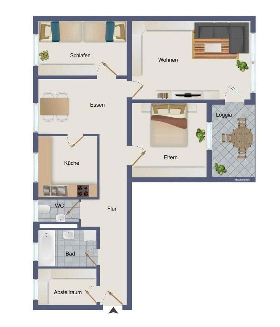 Predaj bytu 3-izbový 89 m², Laichingen, Bádensko-Wurttembersko Predaj bytu 3-izbový 89 m², Laichingen, Bádensko-Wurttembersko