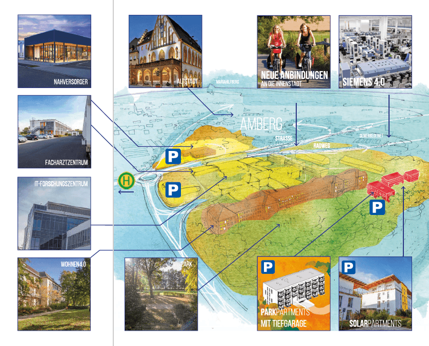 Prenájom bytu 1-izbový 31 m², Mildred-Scheel-Str. 12a, Amberg, Bavorsko Prenájom bytu 1-izbový 31 m², Mildred-Scheel-Str. 12a, Amberg, Bavorsko