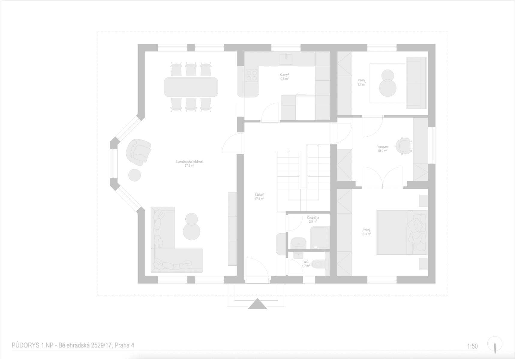 Predaj domu 245 m², pozemek 121 m², Bělehradská, Praha, Praha Predaj domu 245 m², pozemek 121 m², Bělehradská, Praha, Praha