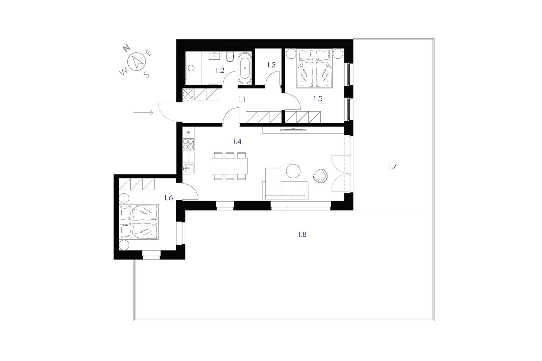 Predaj bytu 3-izbový 74 m², Jablonec nad Jizerou, Liberecký kraj Predaj bytu 3-izbový 74 m², Jablonec nad Jizerou, Liberecký kraj