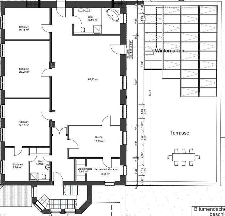 Prenájom bytu 5-izbový 218 m², Berthastraße 6, Bochum, Severné Porýnie - Westfálsko Prenájom bytu 5-izbový 218 m², Berthastraße 6, Bochum, Severné Porýnie - Westfálsko