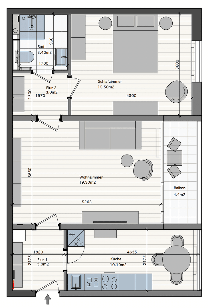 Predaj bytu 2-izbový 58 m², Alte Landstrasse 81, Düsseldorf, Severné Porýnie - Westfálsko Predaj bytu 2-izbový 58 m², Alte Landstrasse 81, Düsseldorf, Severné Porýnie - Westfálsko