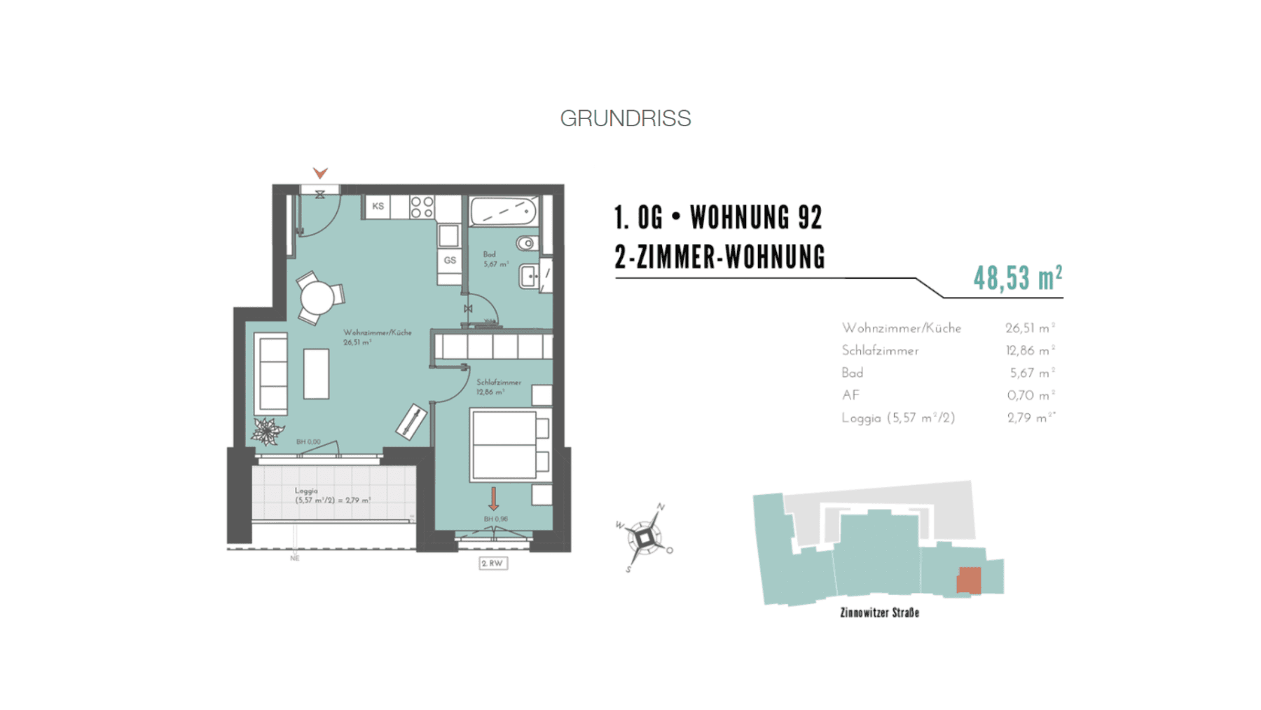 Prenájom bytu 2-izbový 49 m², Zinnowitzer Straße 7, Berlin, Berlín Prenájom bytu 2-izbový 49 m², Zinnowitzer Straße 7, Berlin, Berlín