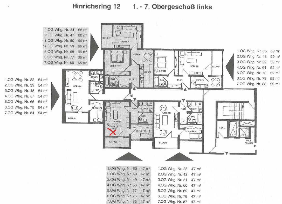 Predaj bytu 2-izbový 47 m², Hinrichsring 12, Hannover, Dolné Sasko Predaj bytu 2-izbový 47 m², Hinrichsring 12, Hannover, Dolné Sasko