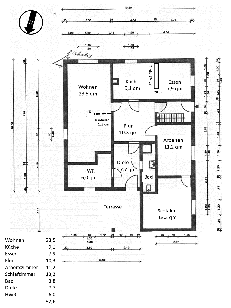 Prenájom bytu 3-izbový 92 m², Alte Sandtrift, Minden, Severné Porýnie - Westfálsko Prenájom bytu 3-izbový 92 m², Alte Sandtrift, Minden, Severné Porýnie - Westfálsko