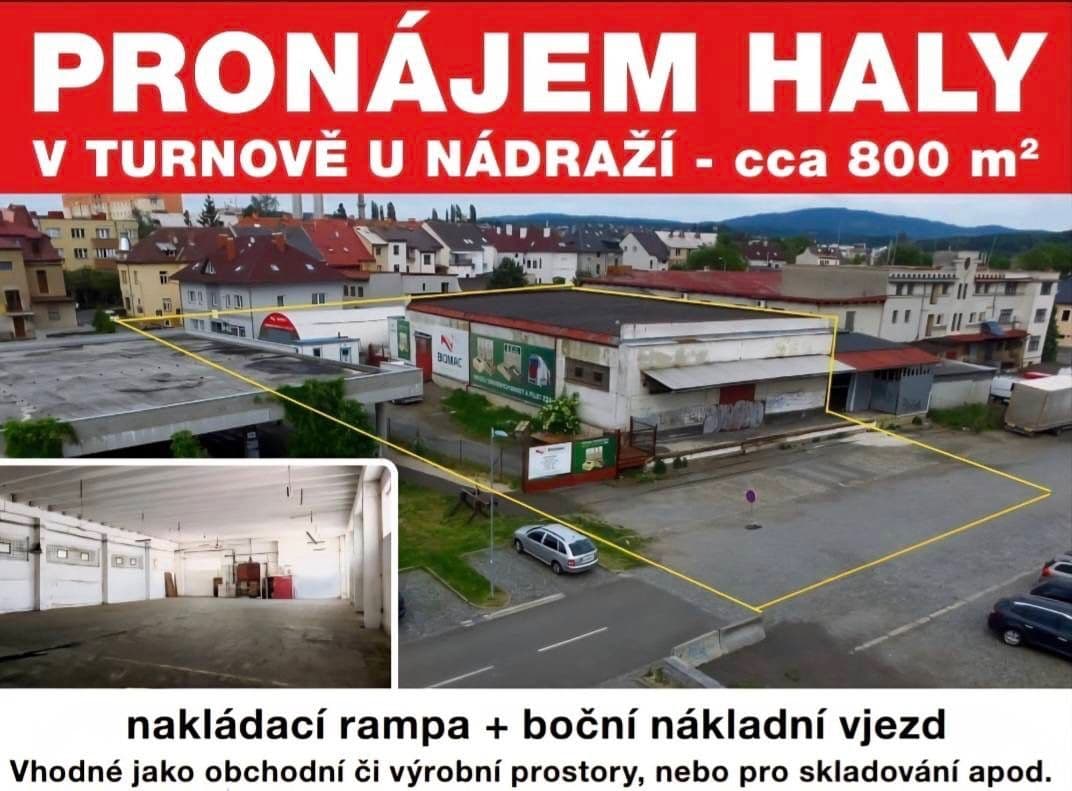 Prenájom nebytového priestoru 1.000 m², Krátká, Turnov, Liberecký kraj Prenájom nebytového priestoru 1.000 m², Krátká, Turnov, Liberecký kraj