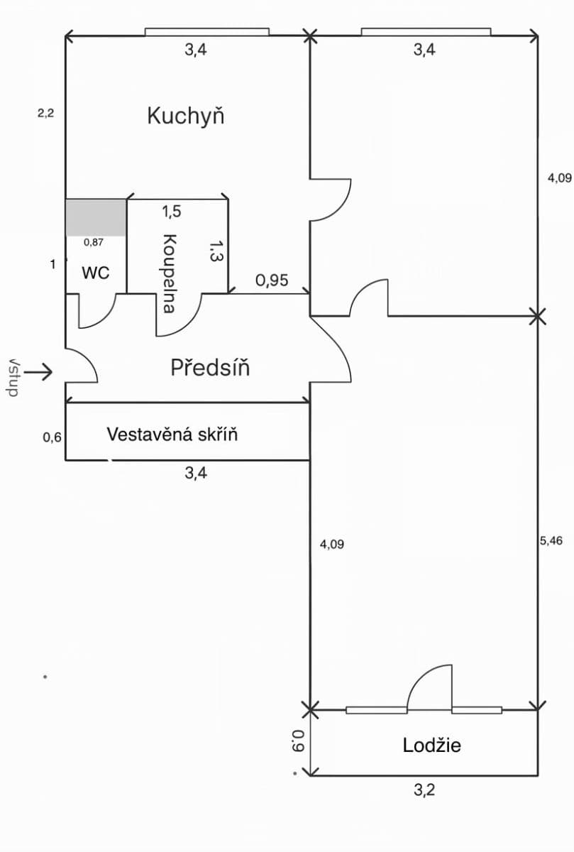 Predaj bytu 2-izbový 53 m², Antala Staška, Praha, Praha Predaj bytu 2-izbový 53 m², Antala Staška, Praha, Praha