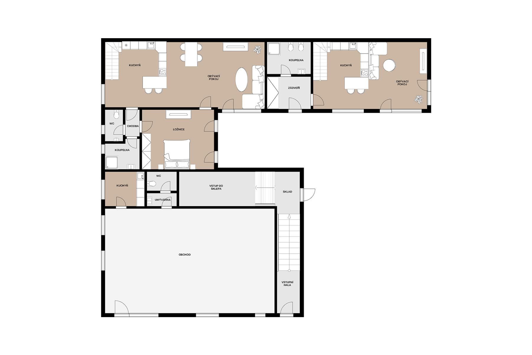 Predaj domu 452 m², Náchodská, Praha, Praha Predaj domu 452 m², Náchodská, Praha, Praha