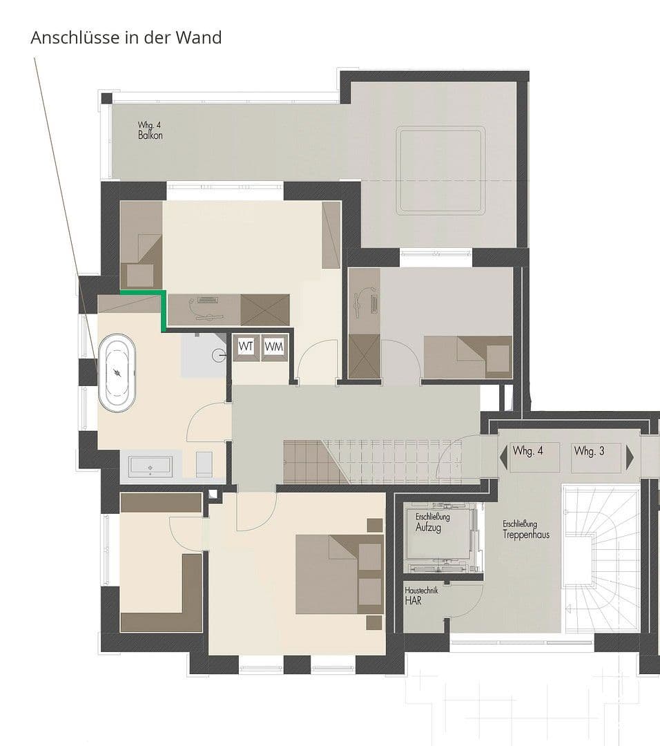 Prenájom bytu 4-izbový 189 m², Carl-Adam-Petri-Straße, Brandenburg - Potsdam, Brandenbursko Prenájom bytu 4-izbový 189 m², Carl-Adam-Petri-Straße, Brandenburg - Potsdam, Brandenbursko