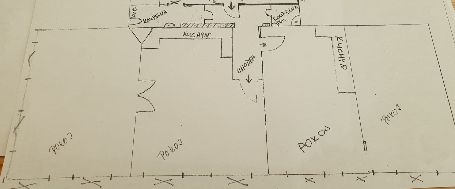 Prenájom bytu 2-izbový 55 m², Bolzanova, Praha, Praha Prenájom bytu 2-izbový 55 m², Bolzanova, Praha, Praha