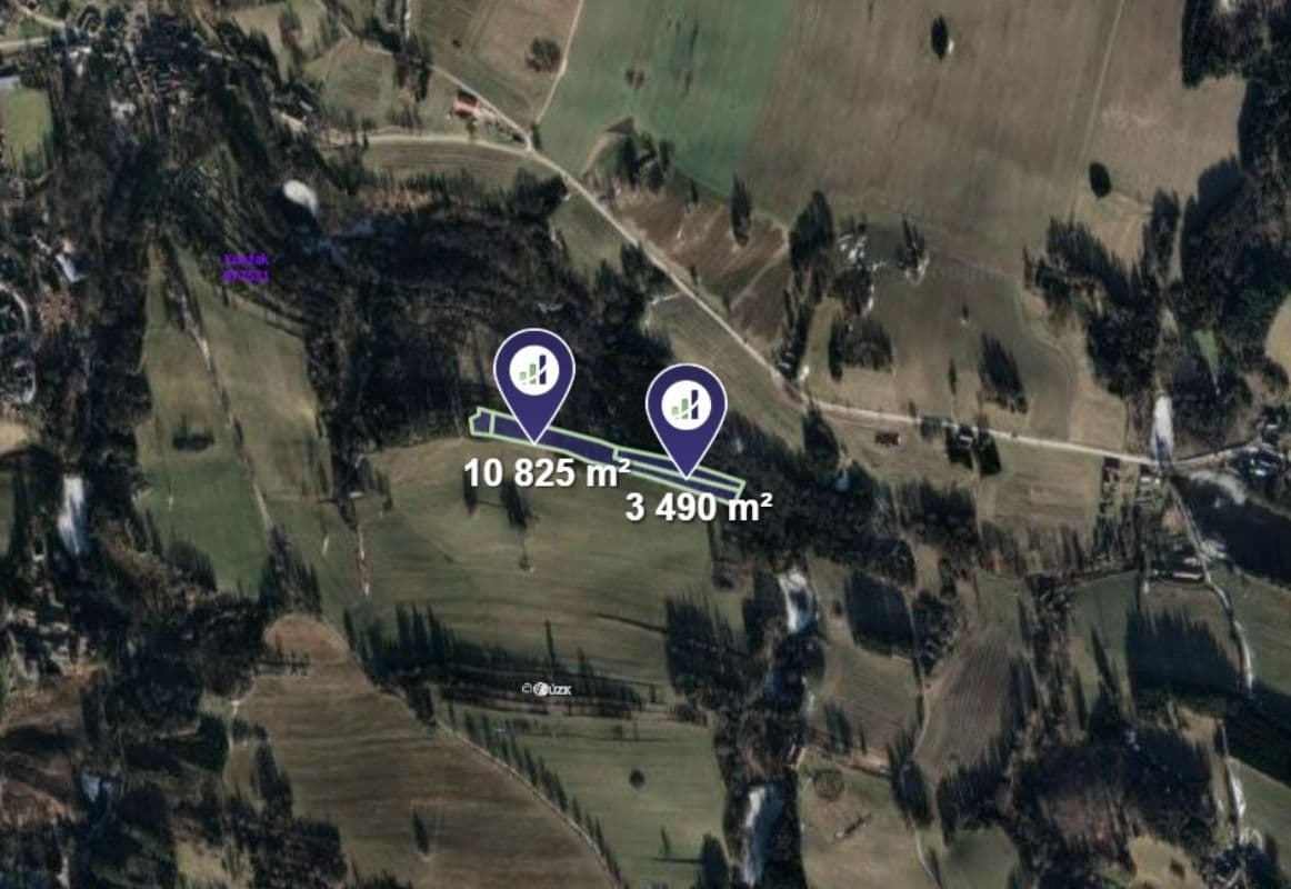 Predaj pozemku 14.315 m², Kunžak, Jihočeský kraj Predaj pozemku 14.315 m², Kunžak, Jihočeský kraj