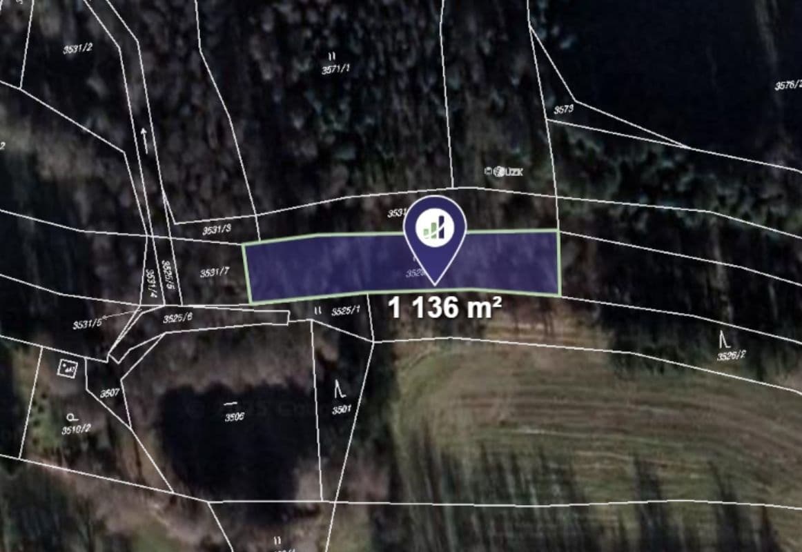 Predaj pozemku 1.136 m², Kunžak, Jihočeský kraj Predaj pozemku 1.136 m², Kunžak, Jihočeský kraj