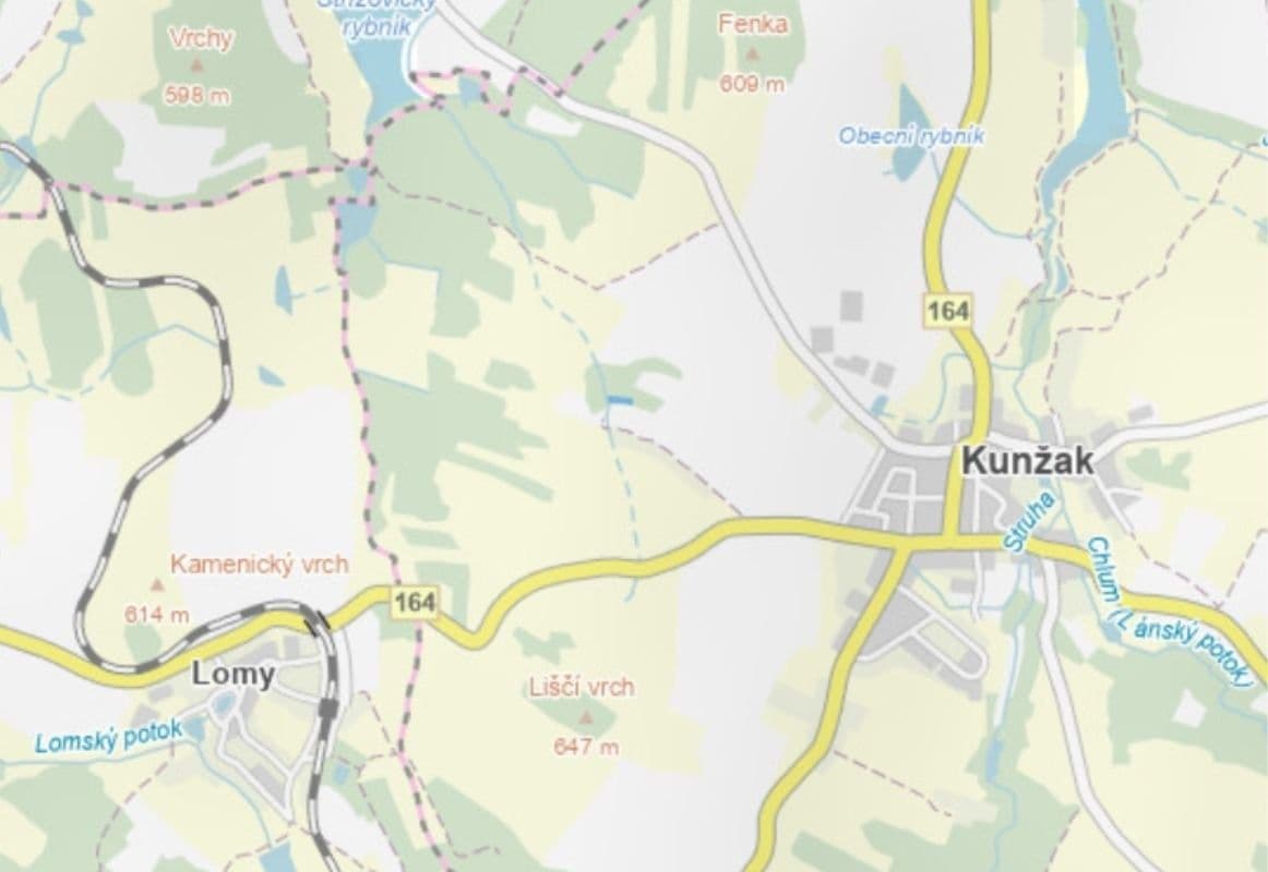 Predaj pozemku 1.136 m², Kunžak, Jihočeský kraj Predaj pozemku 1.136 m², Kunžak, Jihočeský kraj