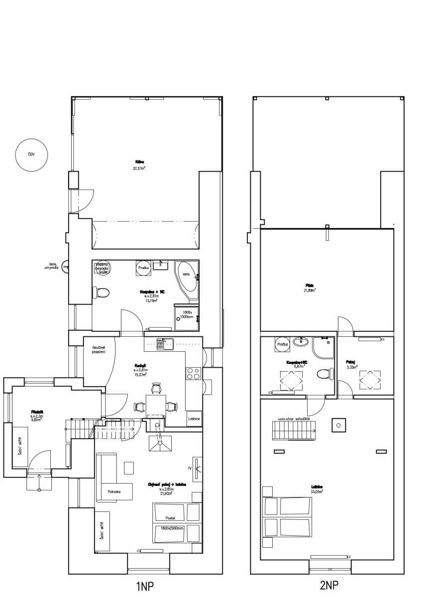 Predaj domu 128 m², pozemek 511 m², Bernartice, Jihočeský kraj Predaj domu 128 m², pozemek 511 m², Bernartice, Jihočeský kraj