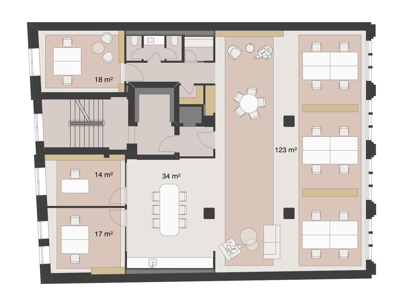 Prenájom kancelárie 250 m², Haßstraße 13/15, Kiel, Šlezvicko-Holštajnsko Prenájom kancelárie 250 m², Haßstraße 13/15, Kiel, Šlezvicko-Holštajnsko