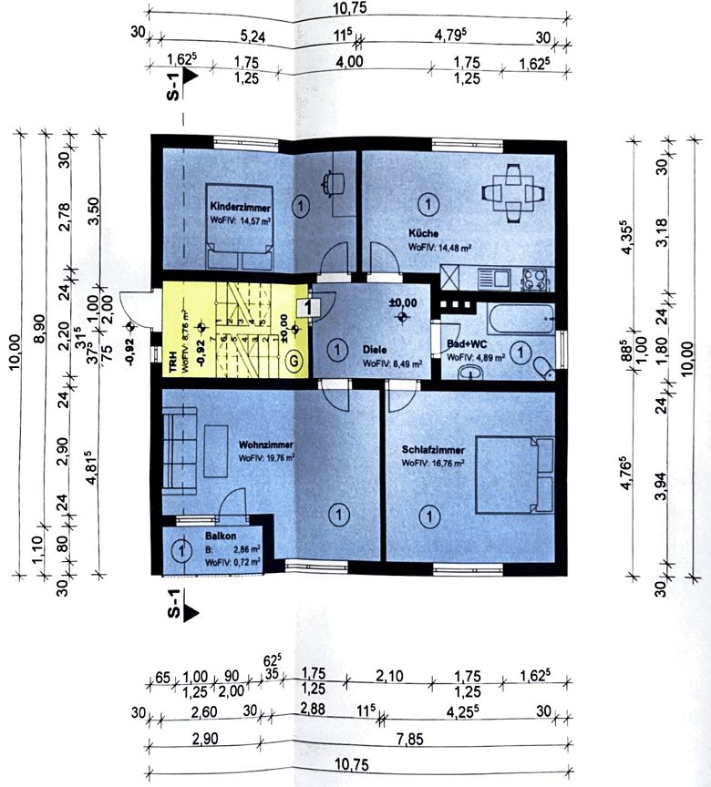 Predaj bytu 3-izbový 78 m², Echzeller Weg 14, Reichelsheim (Wetterau), Hesensko Predaj bytu 3-izbový 78 m², Echzeller Weg 14, Reichelsheim (Wetterau), Hesensko