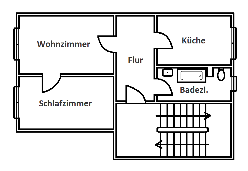 Prenájom bytu 2-izbový 47 m², Straße der Einheit 28, Neukieritzsch, Sasko Prenájom bytu 2-izbový 47 m², Straße der Einheit 28, Neukieritzsch, Sasko