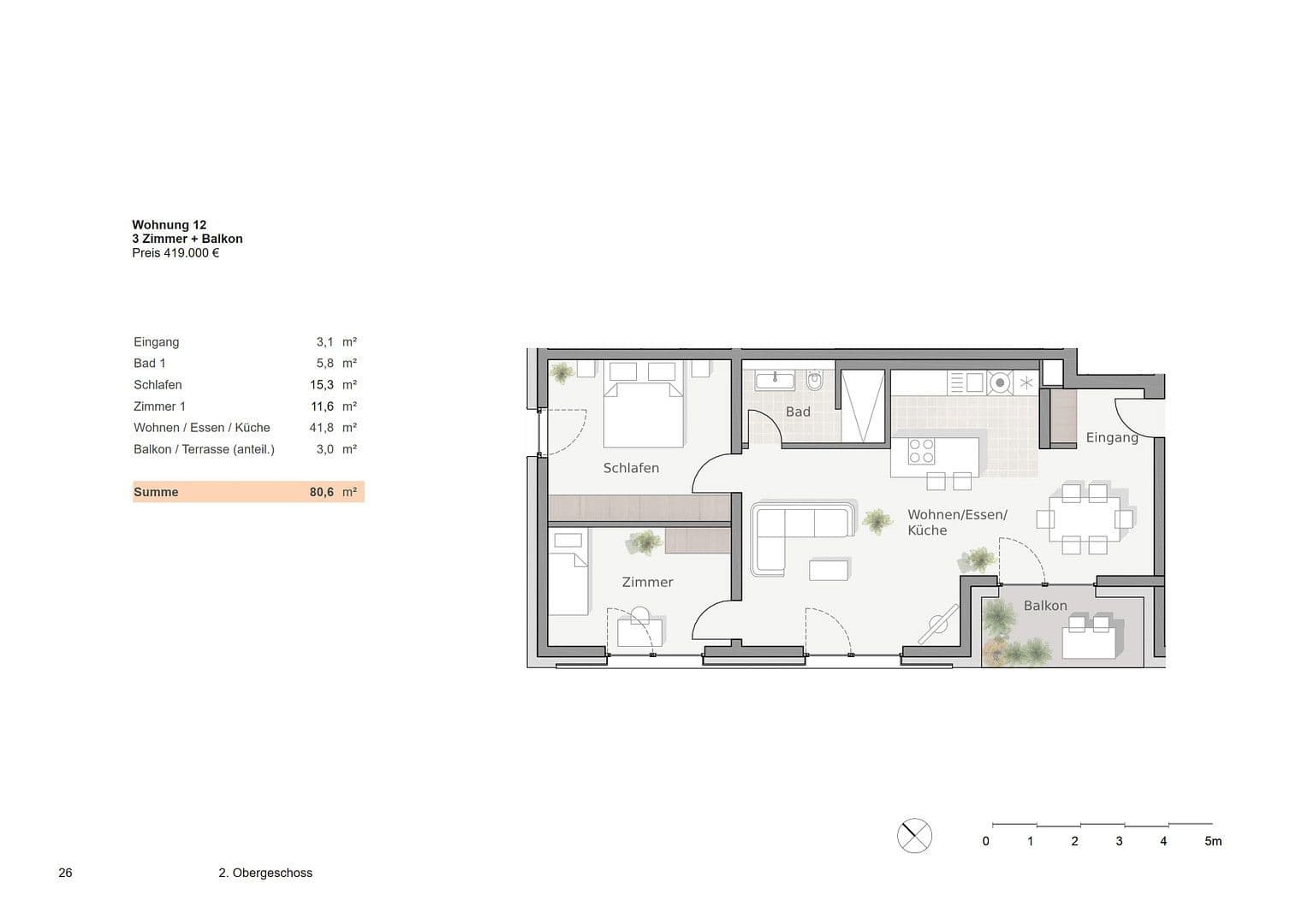 Predaj bytu 3-izbový 81 m², Niedernhausen, Hesensko Predaj bytu 3-izbový 81 m², Niedernhausen, Hesensko