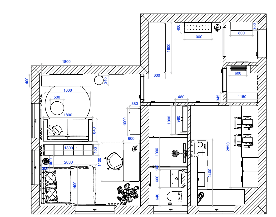 Prenájom bytu 1-izbový 45 m², Berlin, Berlín Prenájom bytu 1-izbový 45 m², Berlin, Berlín