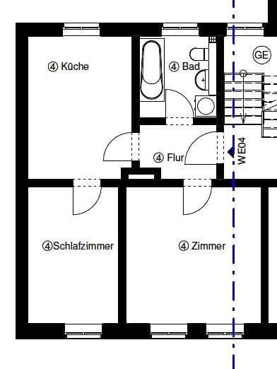 Prenájom bytu 2-izbový 47 m², Ballenstedter Str. 6, Magdeburg, Sasko-Anhaltsko Prenájom bytu 2-izbový 47 m², Ballenstedter Str. 6, Magdeburg, Sasko-Anhaltsko