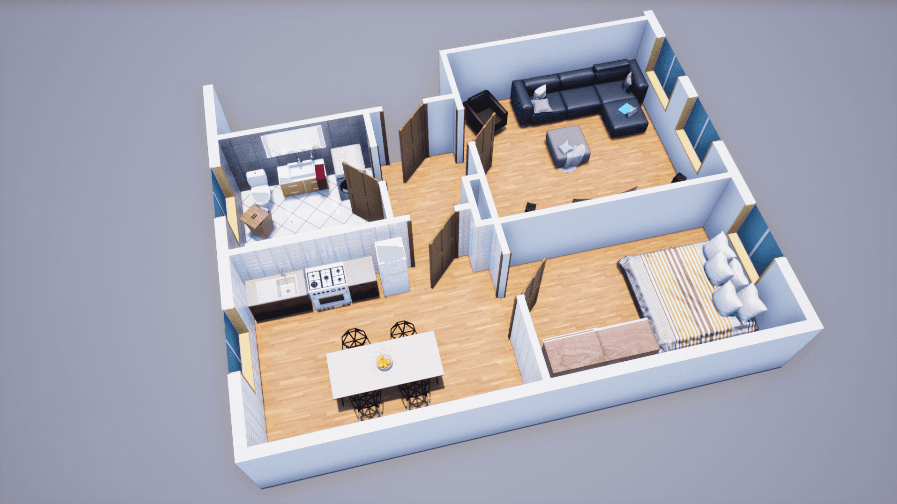Prenájom bytu 2-izbový 47 m², Ballenstedter Str. 6, Magdeburg, Sasko-Anhaltsko Prenájom bytu 2-izbový 47 m², Ballenstedter Str. 6, Magdeburg, Sasko-Anhaltsko