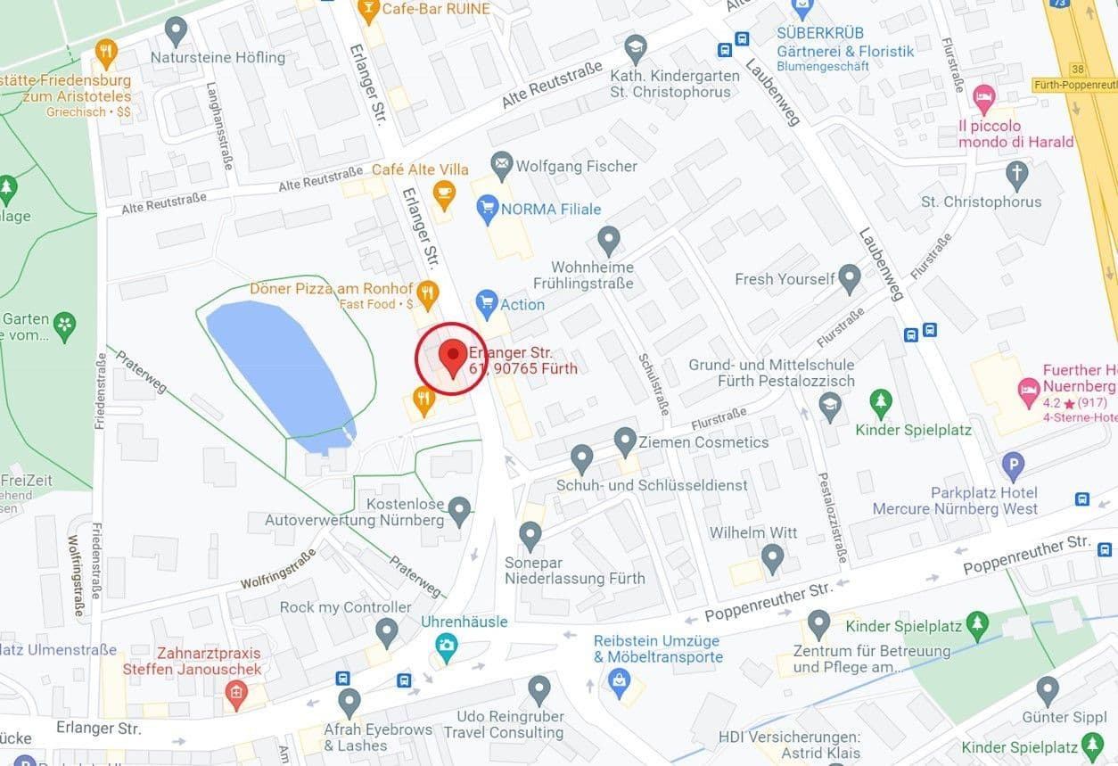 Prenájom nebytového priestoru 73 m², Fürth, Bavorsko Prenájom nebytového priestoru 73 m², Fürth, Bavorsko