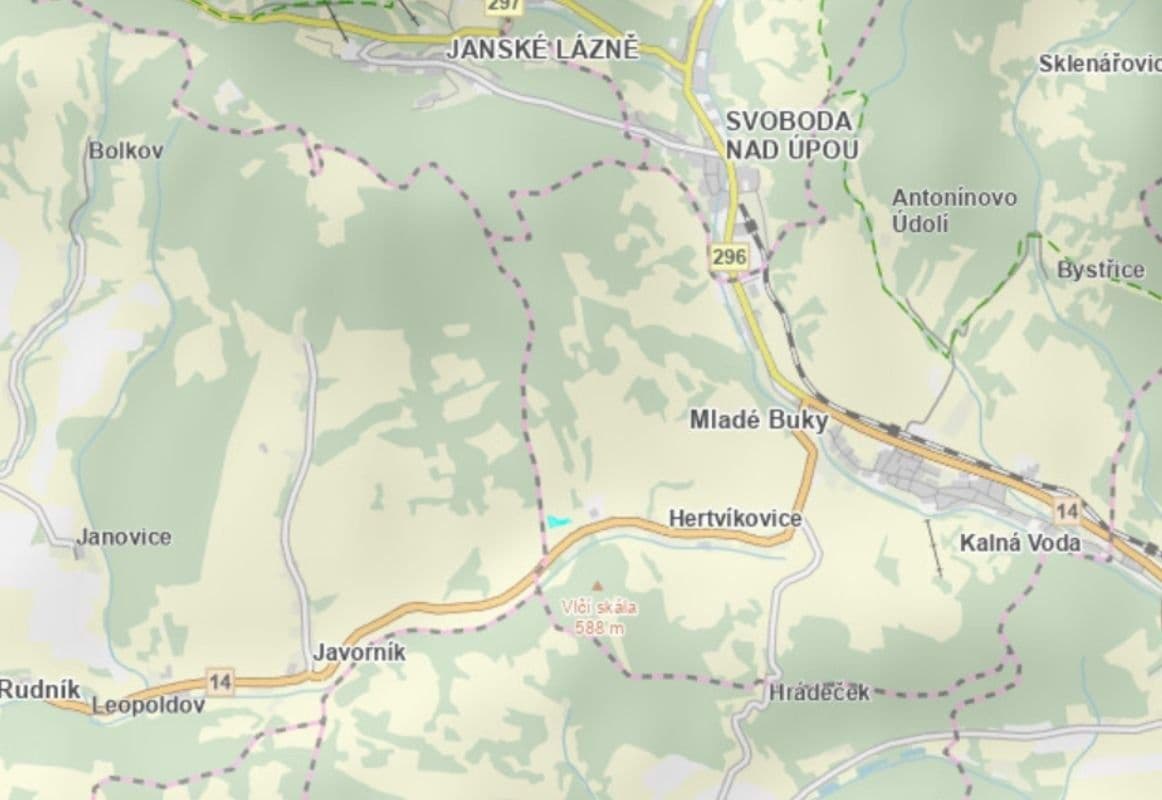 Predaj pozemku 5.425 m², Mladé Buky, Královéhradecký kraj Predaj pozemku 5.425 m², Mladé Buky, Královéhradecký kraj