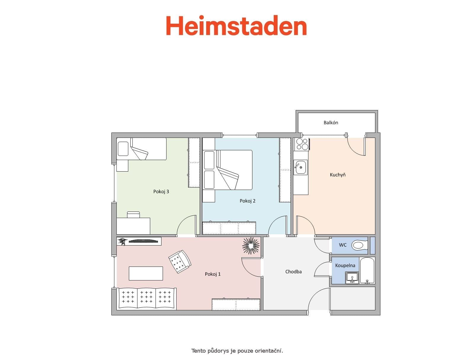 Prenájom bytu 3-izbový 66 m², Československé armády, Frýdek-Místek, Moravskoslezský kraj Prenájom bytu 3-izbový 66 m², Československé armády, Frýdek-Místek, Moravskoslezský kraj