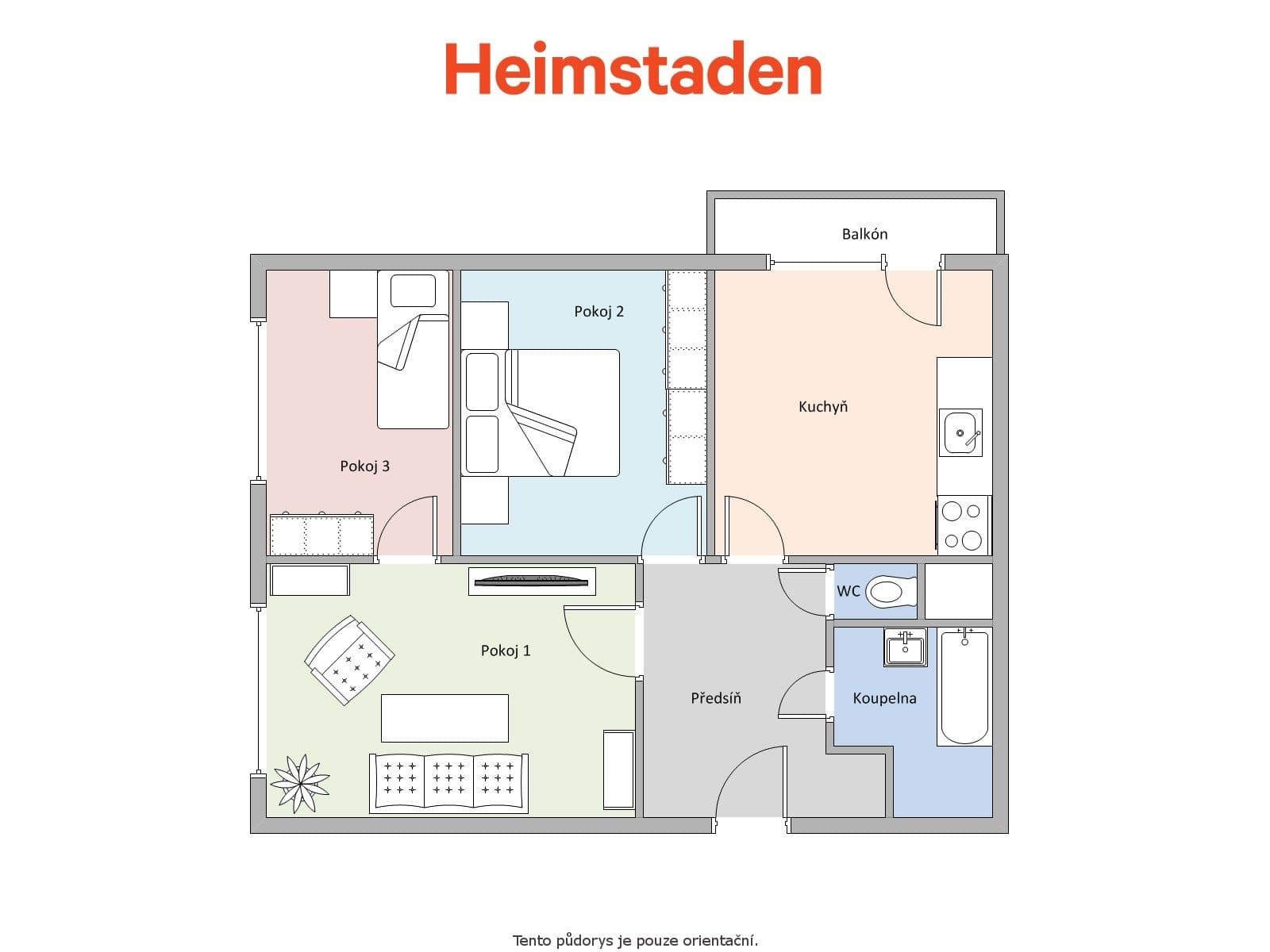 Prenájom bytu 3-izbový 62 m², Klicperova, Frýdek-Místek, Moravskoslezský kraj Prenájom bytu 3-izbový 62 m², Klicperova, Frýdek-Místek, Moravskoslezský kraj