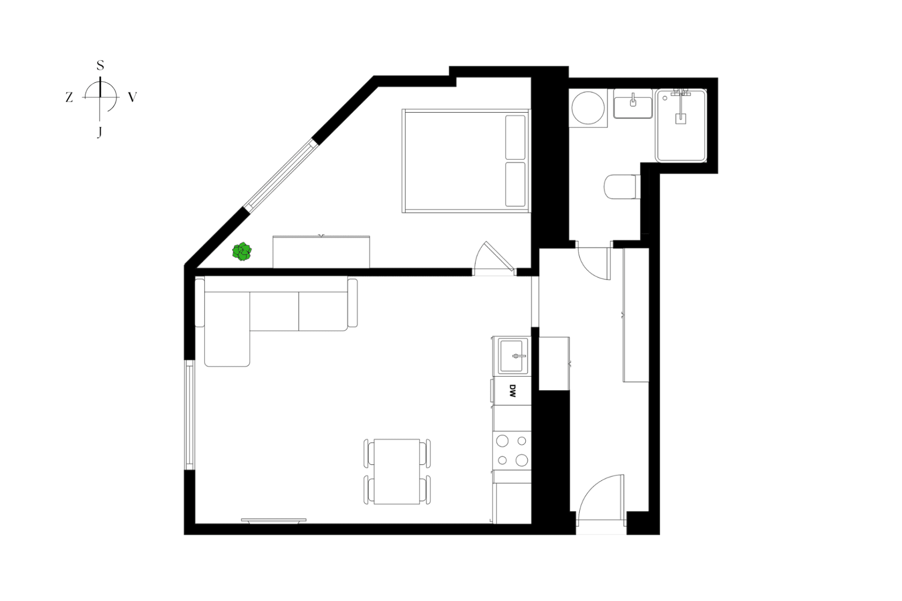 Predaj bytu 2-izbový 45 m², Chrudimská, Praha, Praha Predaj bytu 2-izbový 45 m², Chrudimská, Praha, Praha