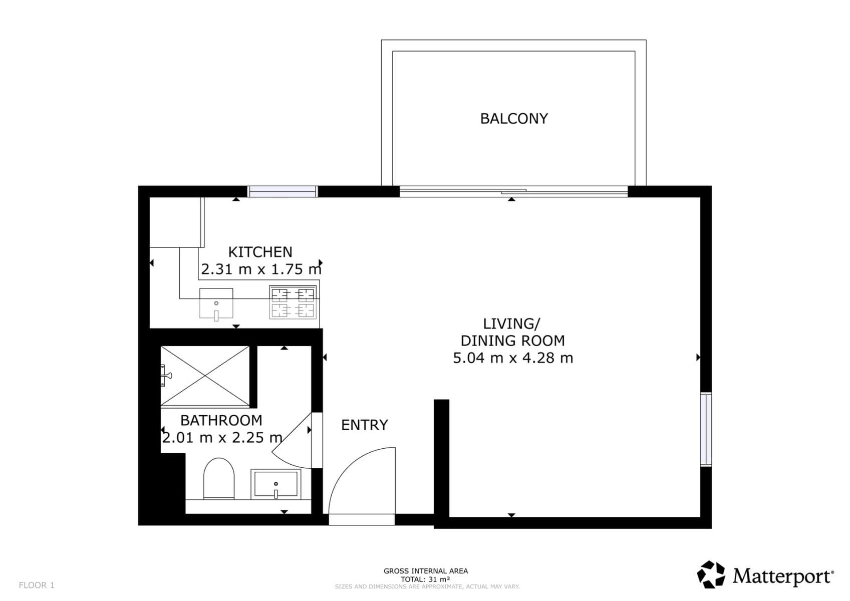 Prenájom bytu 1-izbový 31 m², Ke Hřišti, Černošice, Středočeský kraj Prenájom bytu 1-izbový 31 m², Ke Hřišti, Černošice, Středočeský kraj