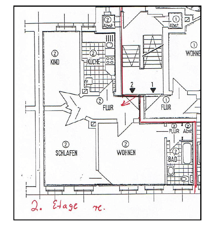 Predaj bytu 3-izbový 72 m², Mittelweg 87, Braunschweig, Dolné Sasko Predaj bytu 3-izbový 72 m², Mittelweg 87, Braunschweig, Dolné Sasko