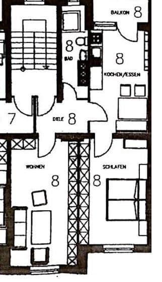 Prenájom bytu 2-izbový 70 m², Von-der-Tann-Straße 25, Dortmund, Severné Porýnie - Westfálsko Prenájom bytu 2-izbový 70 m², Von-der-Tann-Straße 25, Dortmund, Severné Porýnie - Westfálsko