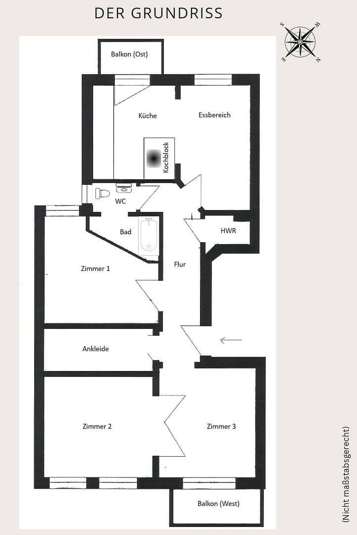 Predaj bytu 3-izbový 81 m², Tresckowstr. 8, Hamburg, Hamburg Predaj bytu 3-izbový 81 m², Tresckowstr. 8, Hamburg, Hamburg