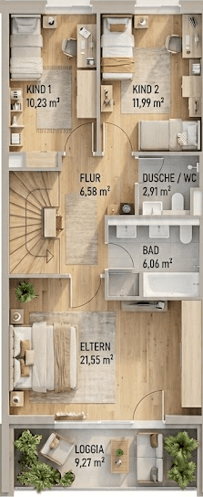 Prenájom bytu 4-izbový 114 m², Siegen, Severné Porýnie - Westfálsko Prenájom bytu 4-izbový 114 m², Siegen, Severné Porýnie - Westfálsko