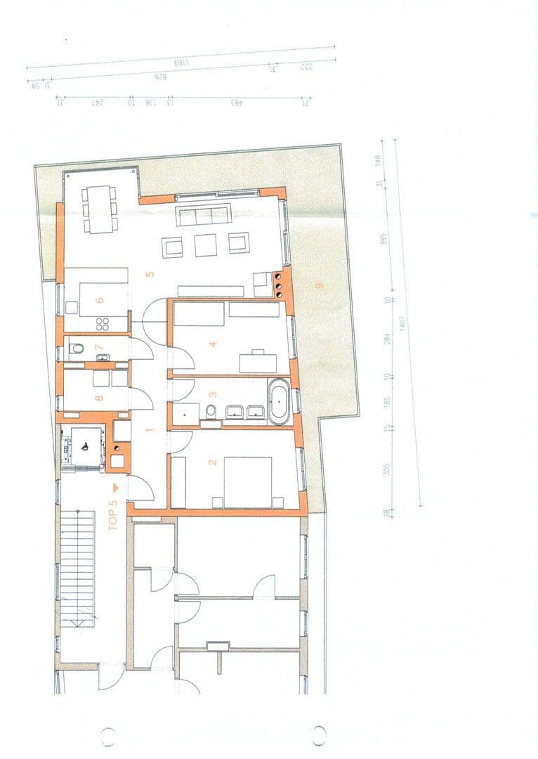 Prenájom bytu 3-izbový 90 m², Wien, Viedeň Prenájom bytu 3-izbový 90 m², Wien, Viedeň