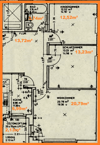 Prenájom bytu 3-izbový 73 m², Bredaer Straße 17, Bremen, Brémy Prenájom bytu 3-izbový 73 m², Bredaer Straße 17, Bremen, Brémy