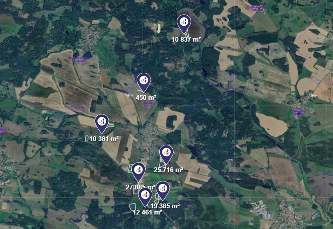 Predaj pozemku 107.115 m², Velký Bor, Plzeňský kraj Predaj pozemku 107.115 m², Velký Bor, Plzeňský kraj