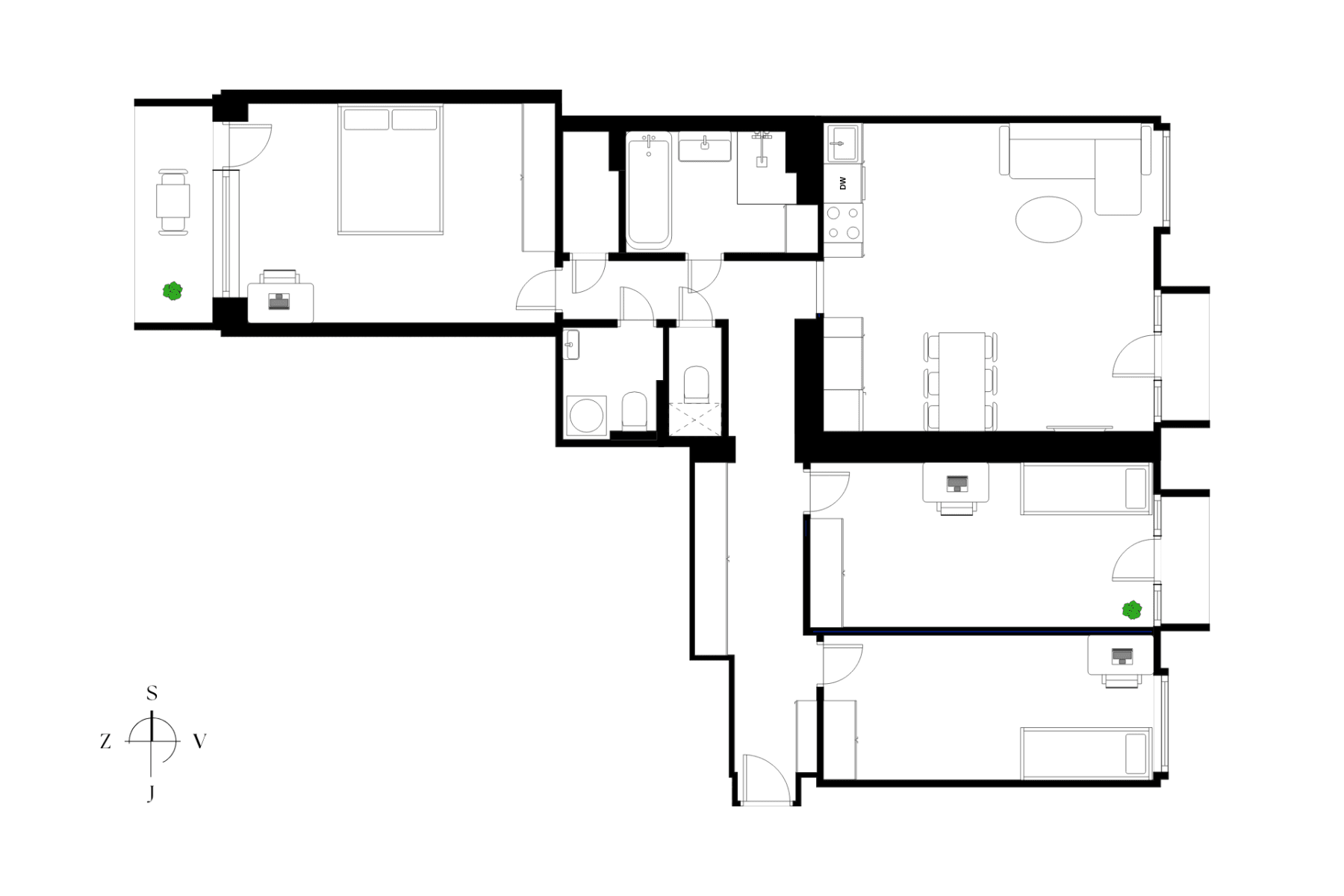 Predaj bytu 4-izbový 100 m², Křivá, Praha, Praha Predaj bytu 4-izbový 100 m², Křivá, Praha, Praha
